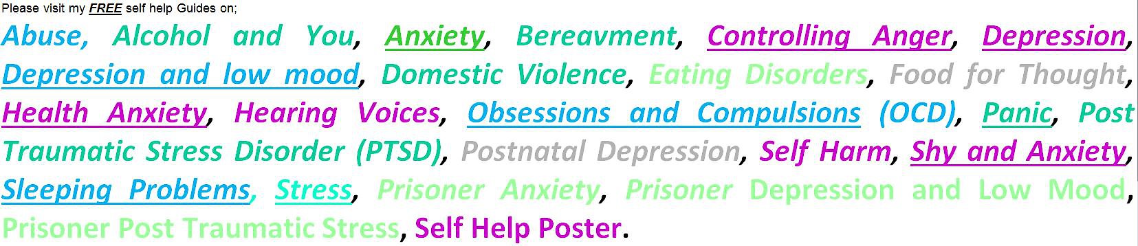 About Counselling. Self Help Guieds 3